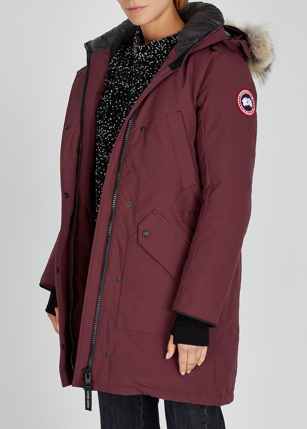 canada goose maroon jacket