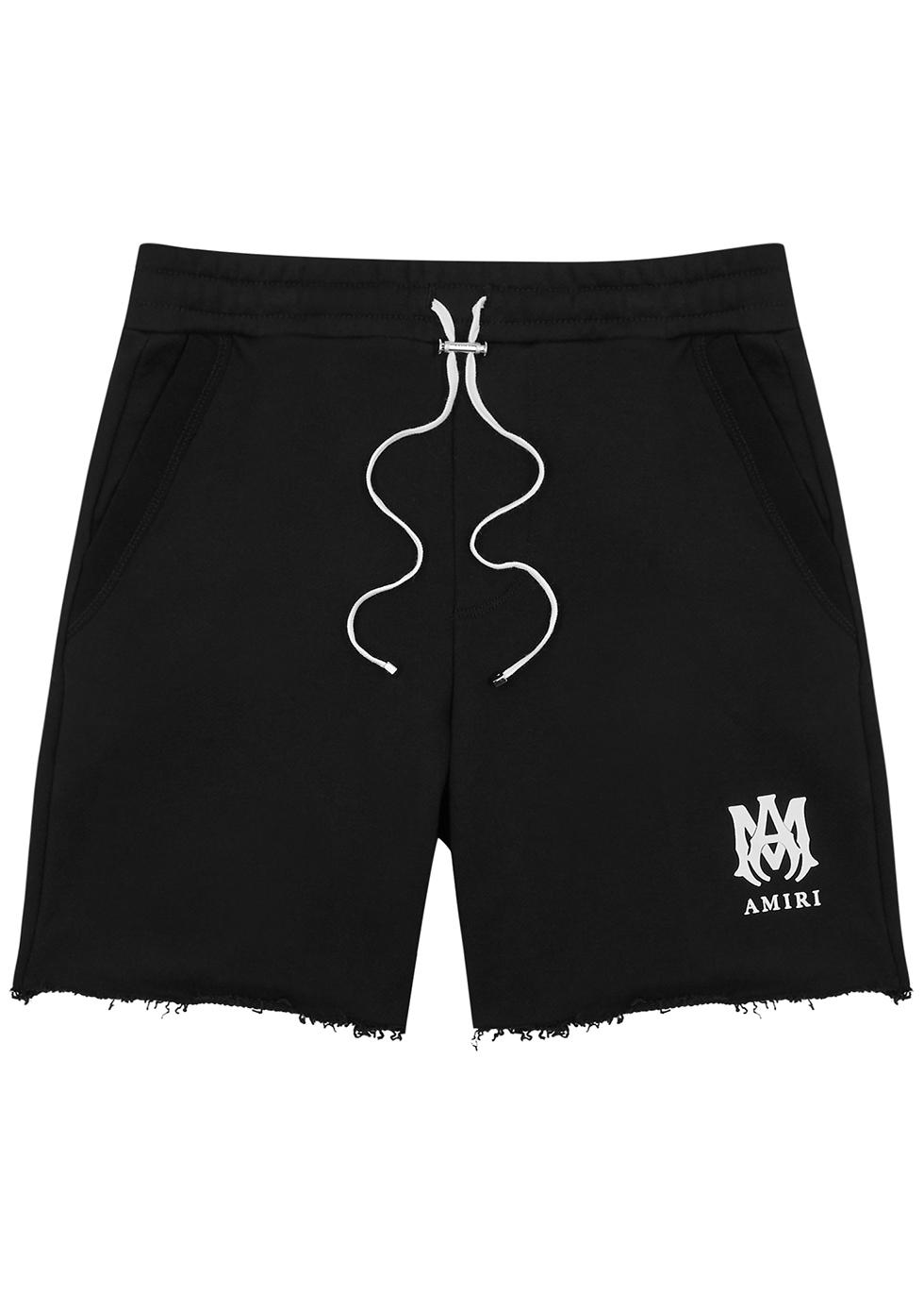 Amiri Core Black Logo Cotton Shorts for Men | Lyst UK