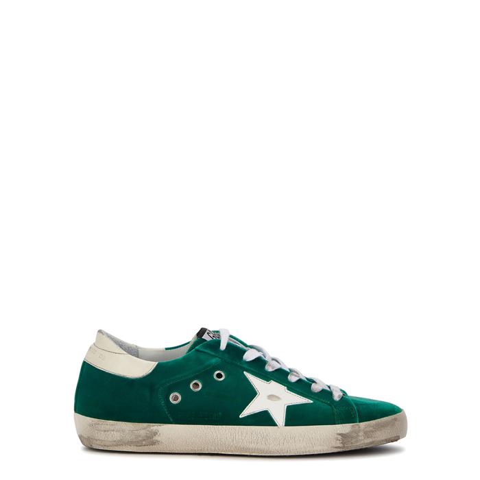 green velvet golden goose