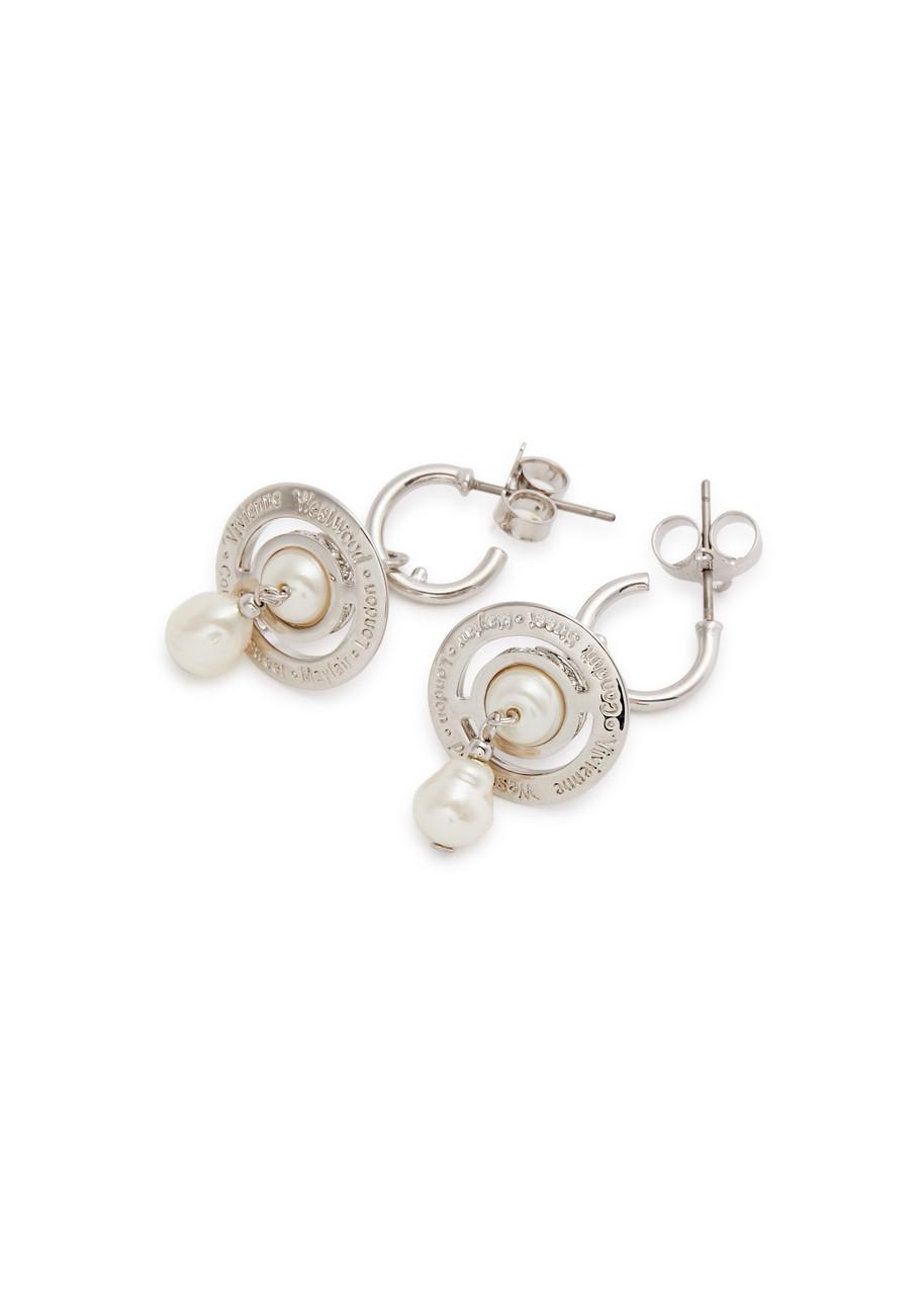 Vivienne Westwood Aleksa Orb-embellished Hoop Earrings in Vivienne Westwood Aleksa Orb-embellished Hoop Earrings in