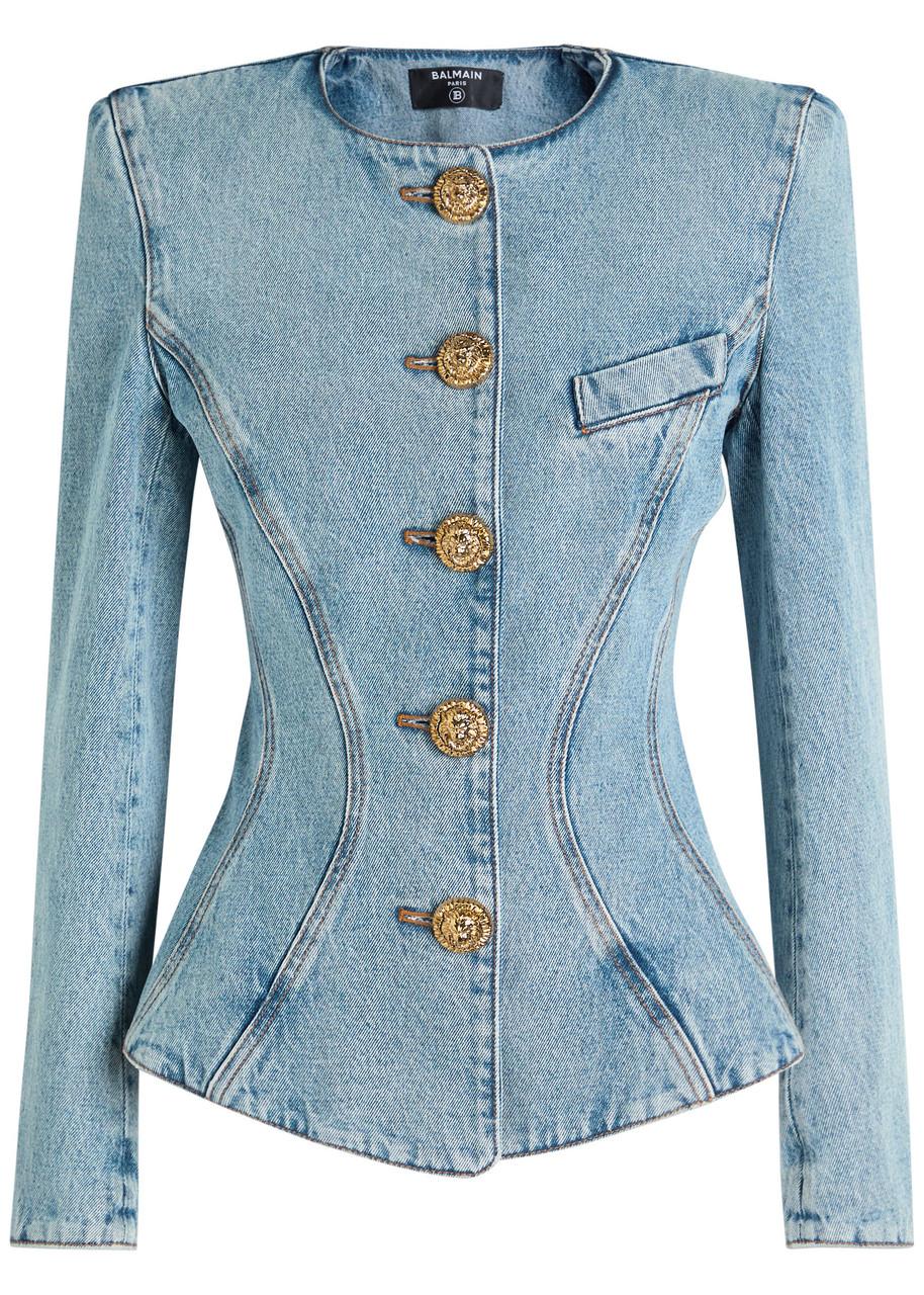 Balmain Jean and denim jackets for Women Online Sale up to 69