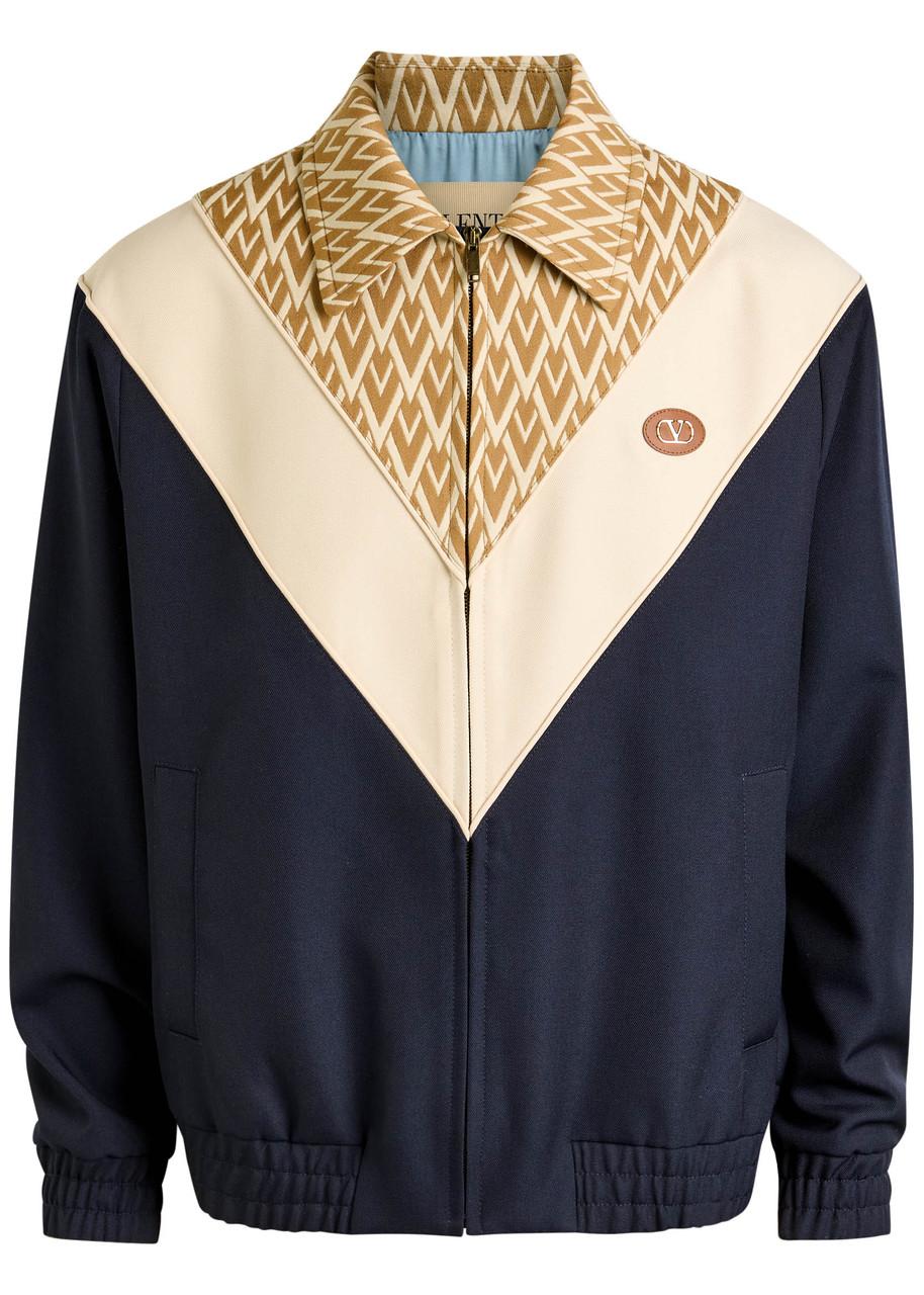 ジャケット Valentino Garavani Camel Wool Blend Jacket Single-breasted Wool Blend Jacket With Check Pattern for Man