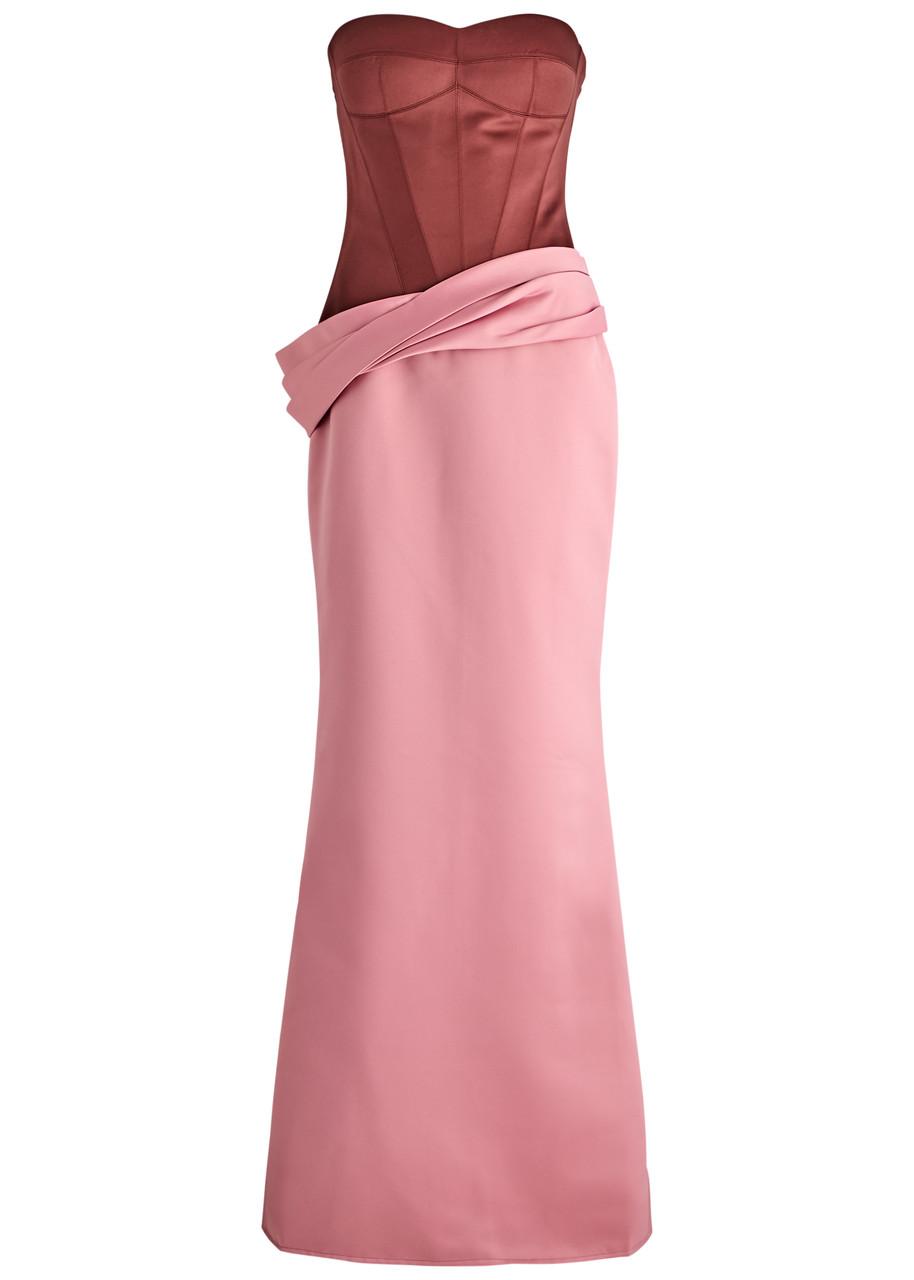 nafsika skourti pink dress Bow Muse Gown