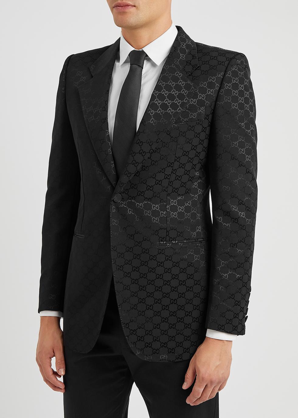 Gucci black best sale blazer
