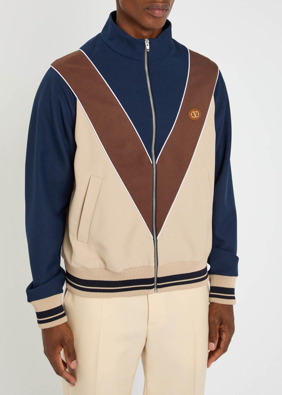 ジャケット Valentino Garavani Camel Wool Blend Jacket Single-breasted Wool Blend Jacket With Check Pattern for Man