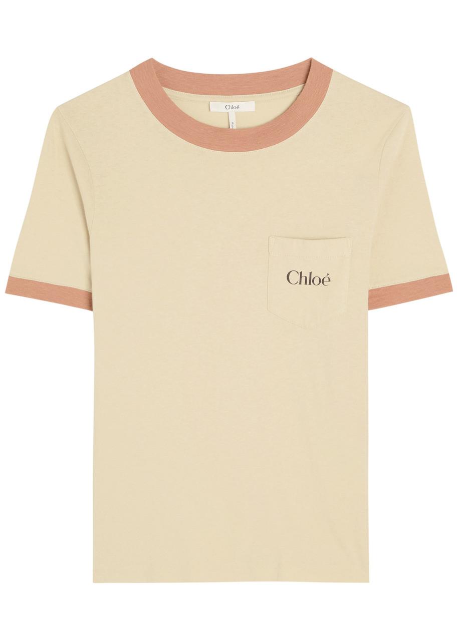 ★関税込み★ Chloe GREEN AND PURPLE COTTON T-SHIRT Chloé Fitted T Shirt In Cotton Jersey in Cedar green | Chloé US