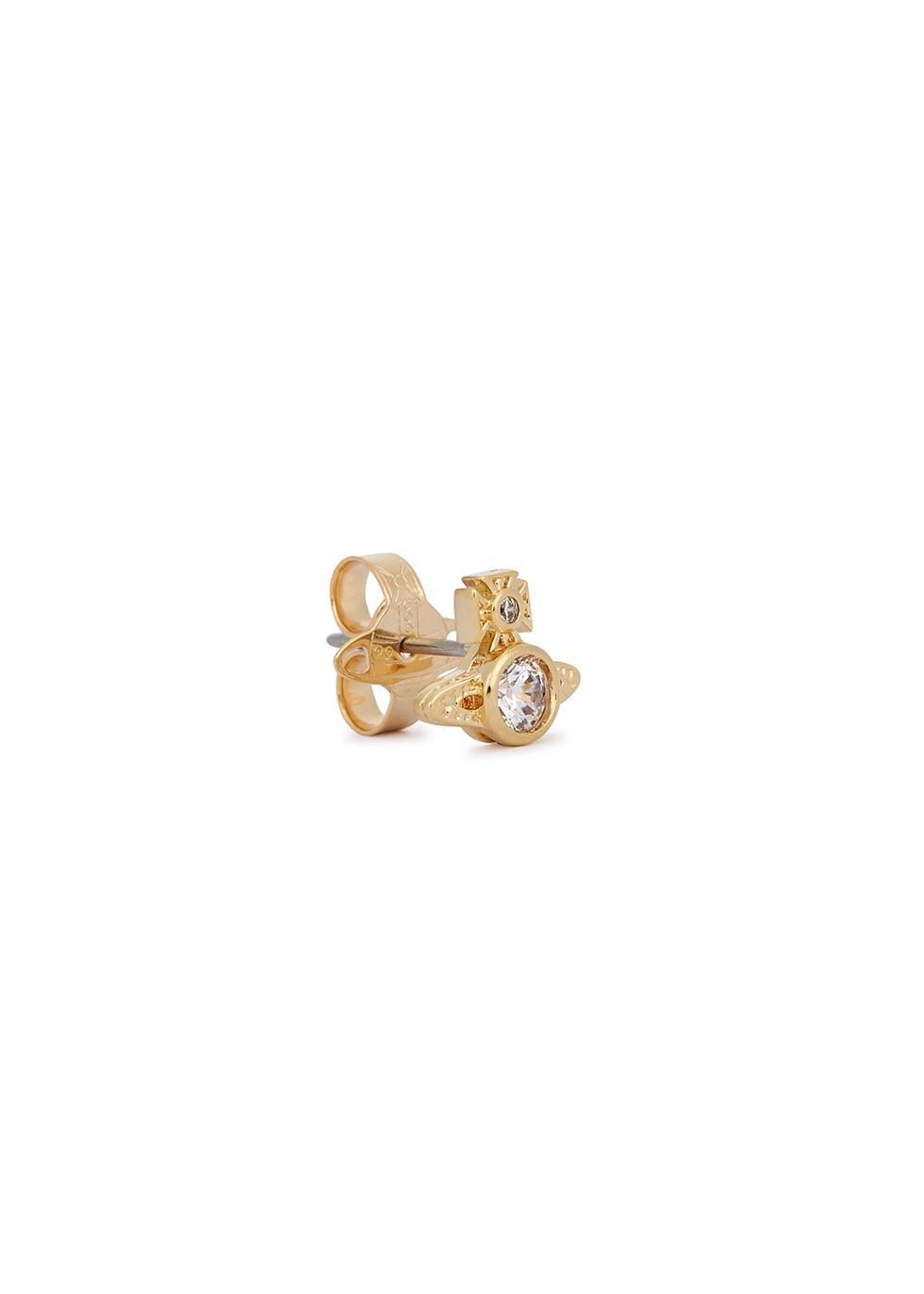 Vivienne Westwood London Silver Tone Orb Stud Earrings In Gold Metallic Lyst Vivienne Westwood London Silver Tone Orb Stud Earrings In Gold Metallic Lyst