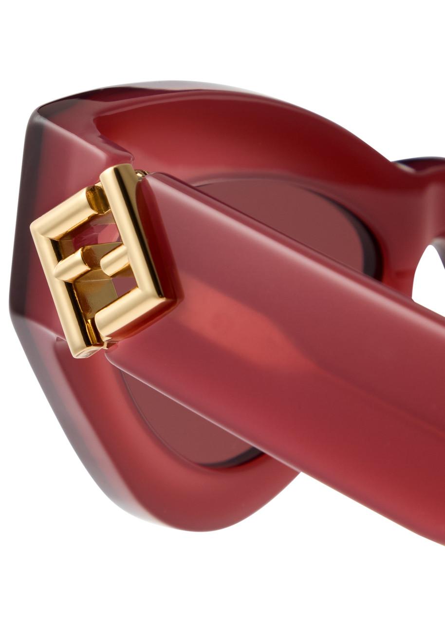 Fendi Cat-Eye Sunglasses in Red | Lyst UK display picture 3