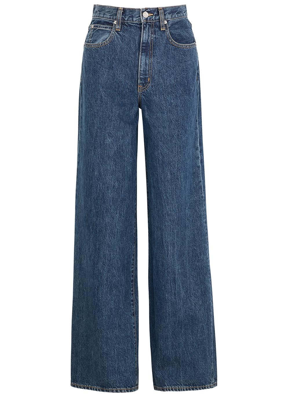 SLVRLAKE Denim Eva Wide-leg Jeans in Blue | Lyst