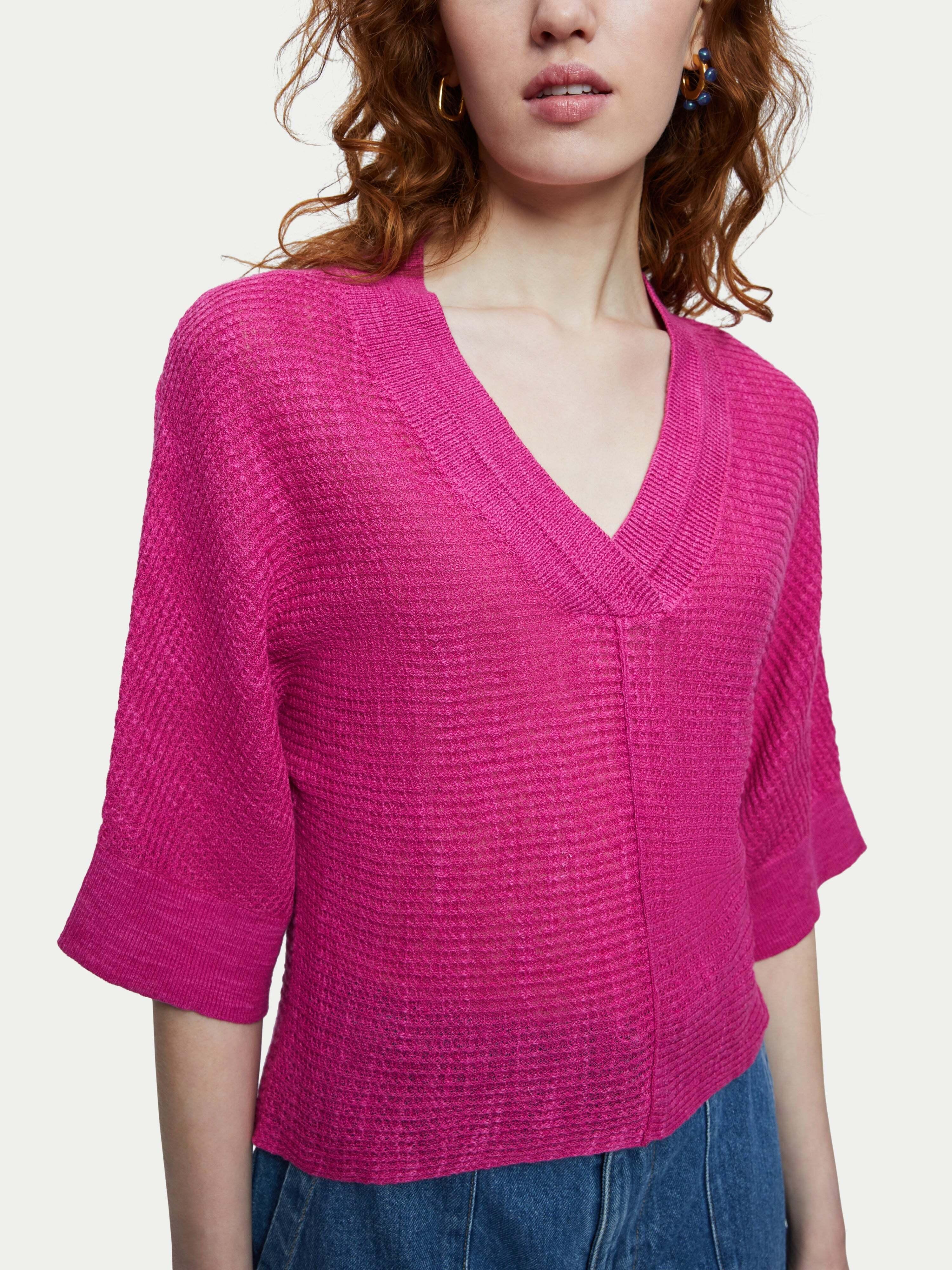 Jigsaw pink jumper cheap