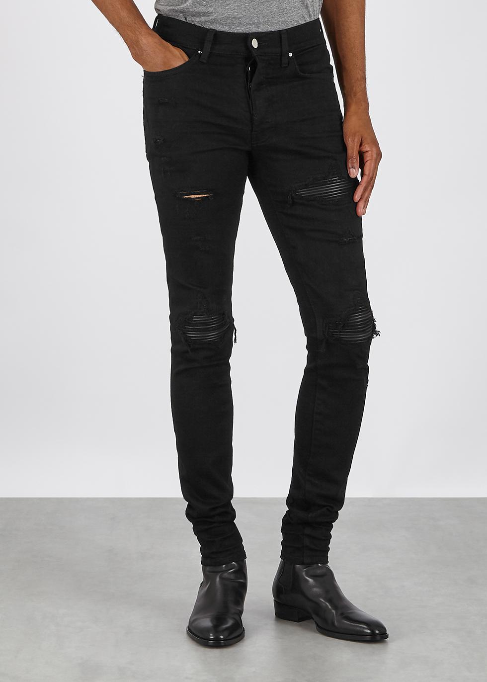 Amiri 'mx1' Pleated Leather Patch 