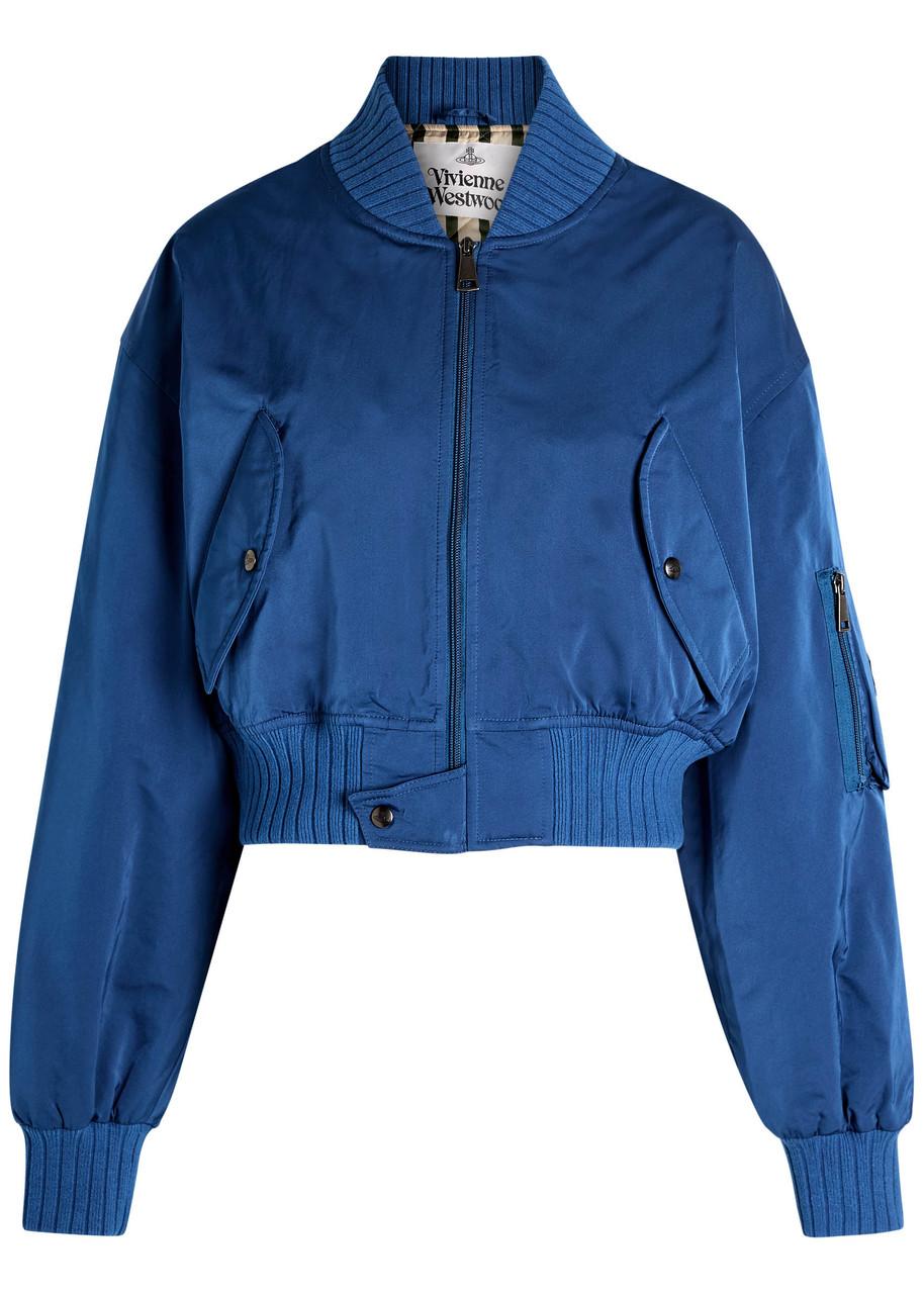 【送料&関税込】Vivienne Westwood Lauren Cotton Jacket Lauren toile de Jouy cotton jacket in blue - Vivienne