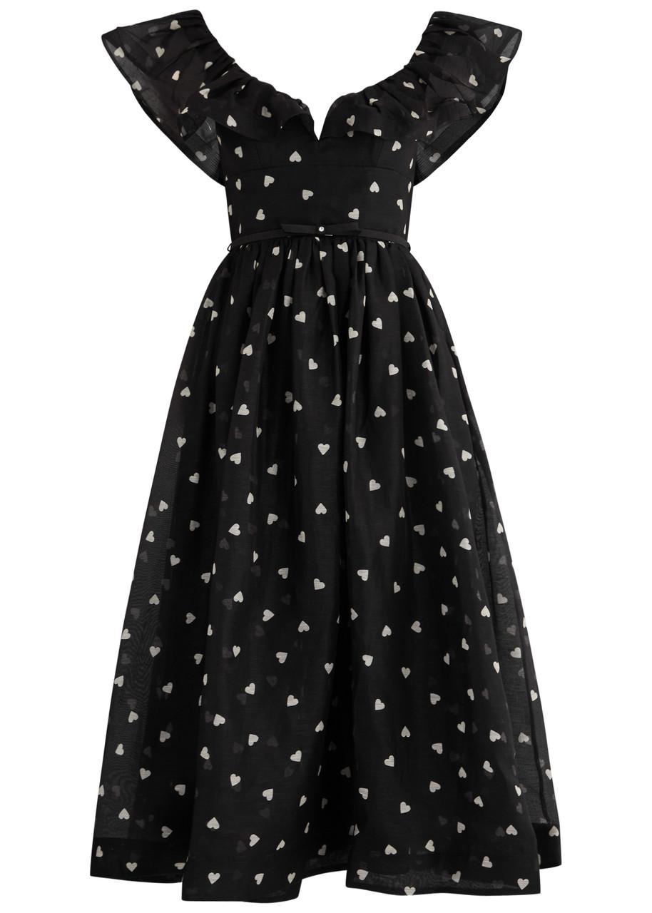 blue dress for baby girl White & Black Hearts – Vastrasuka