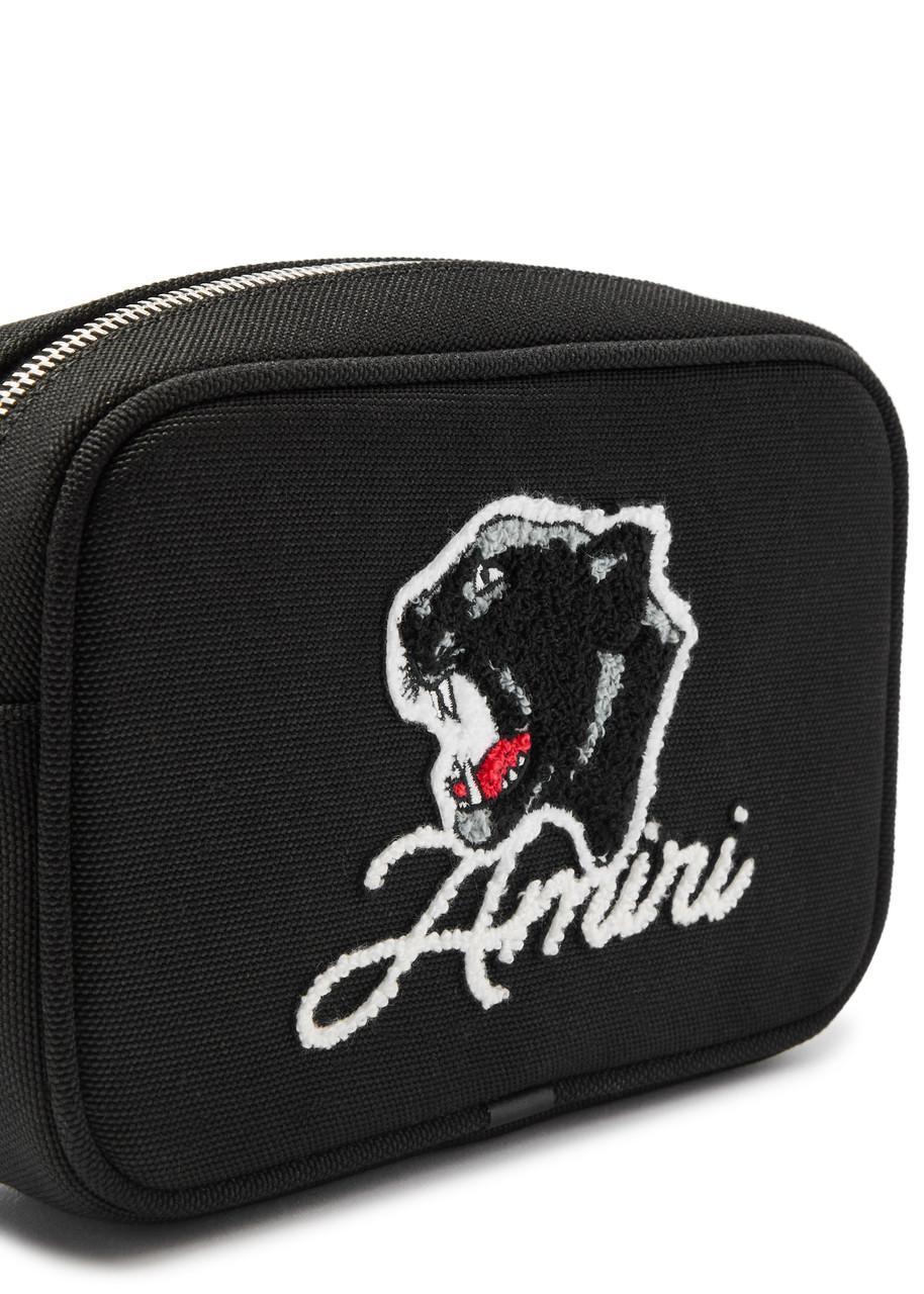 Amiri Panther Canvas Camera Bag in Black for Men | Lyst