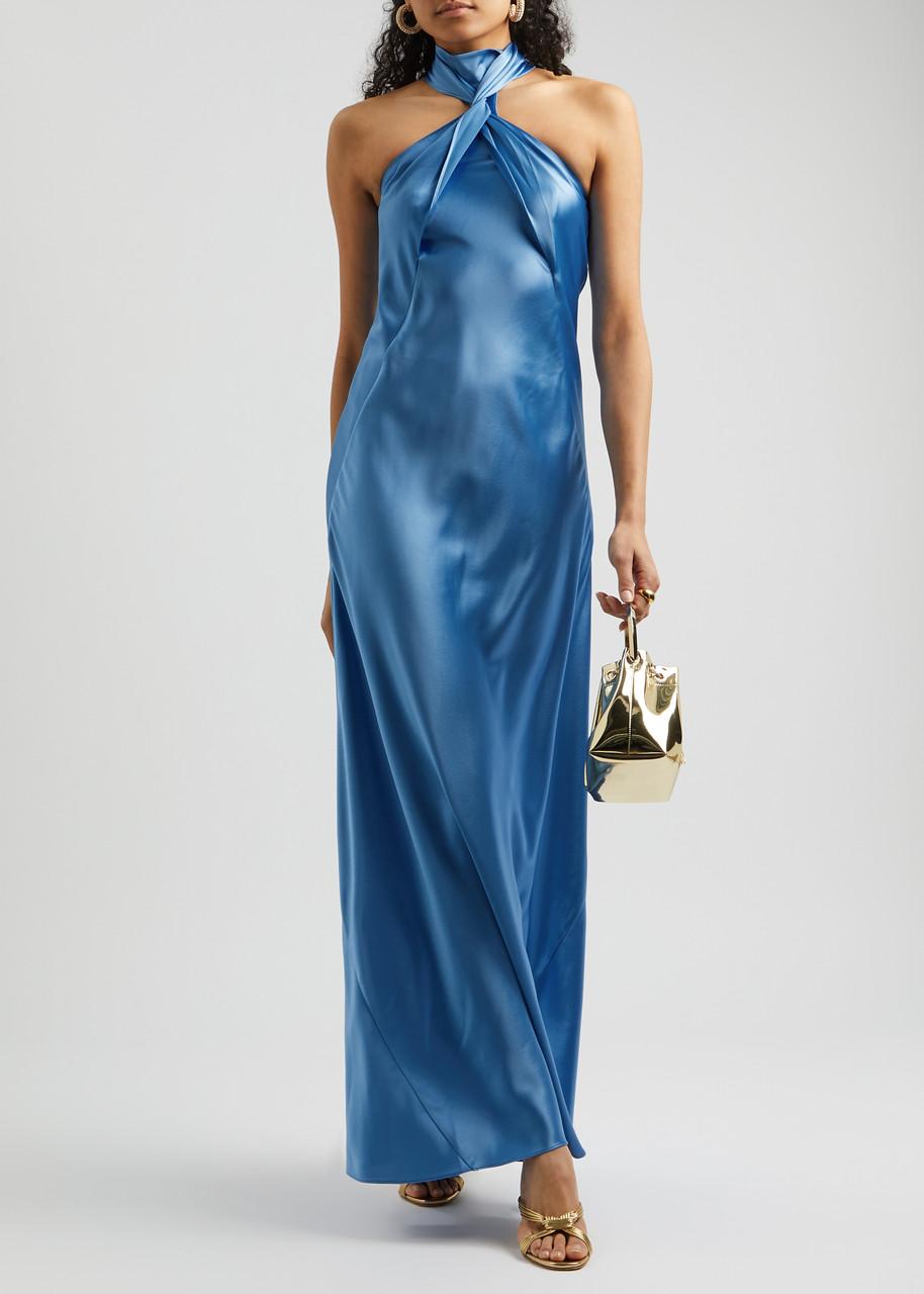 Galvan silk gown hot sale