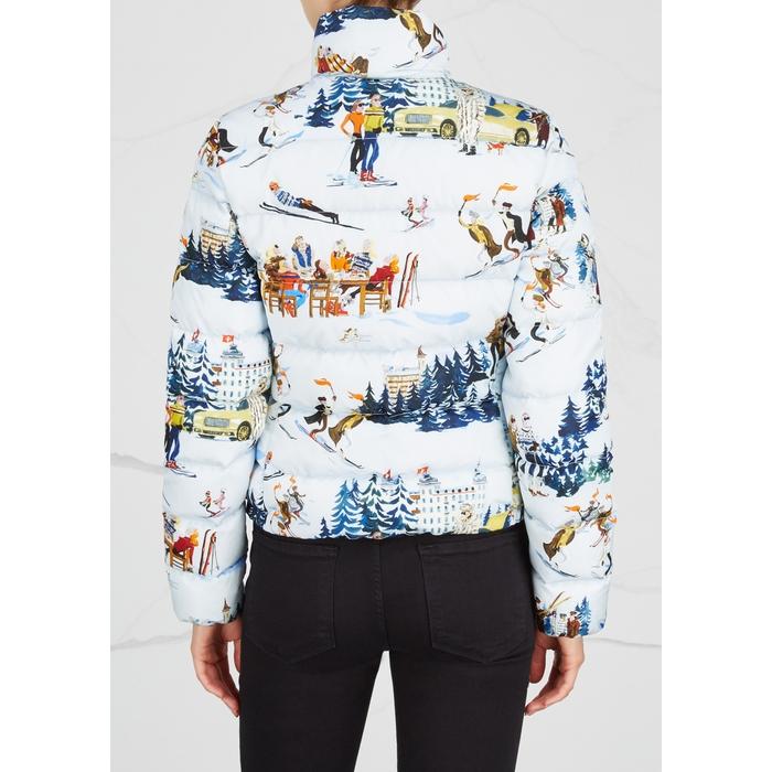 moncler ski print jacket