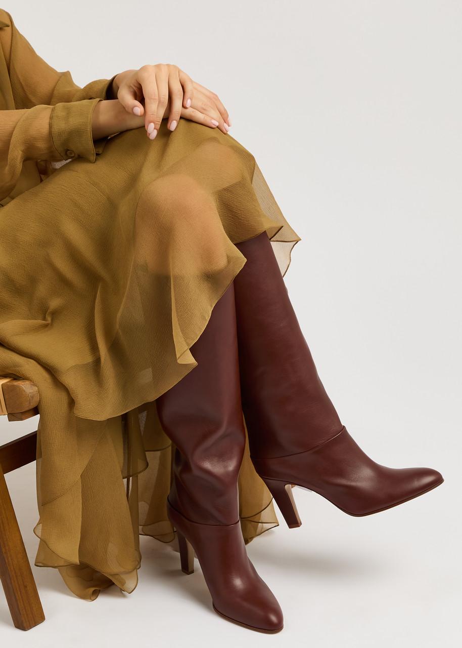 Leather Over The Knee Chloe Knee High Boots Chloé Eve 90 Leather