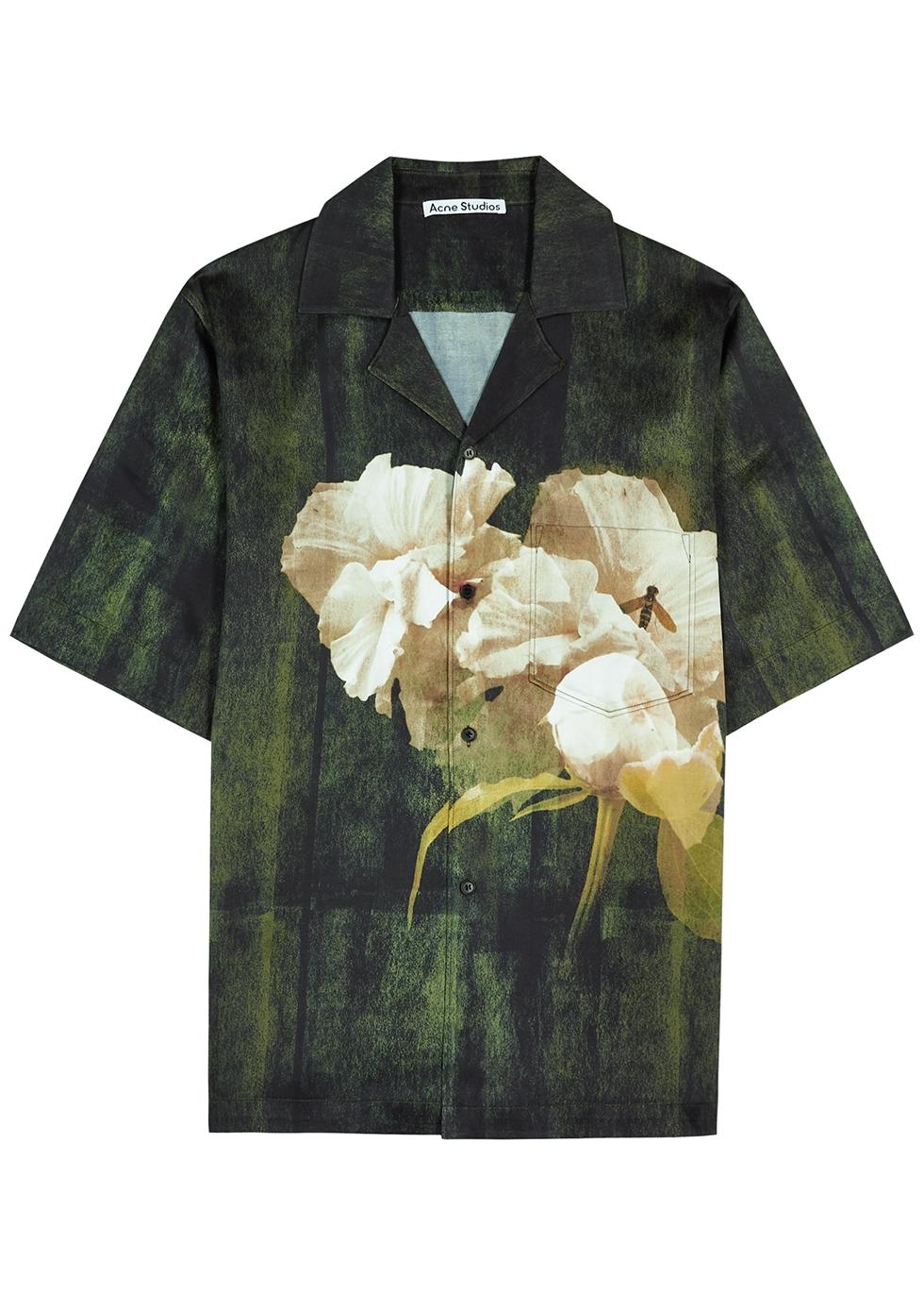 Acne Studios Simon Floral-print Satin 