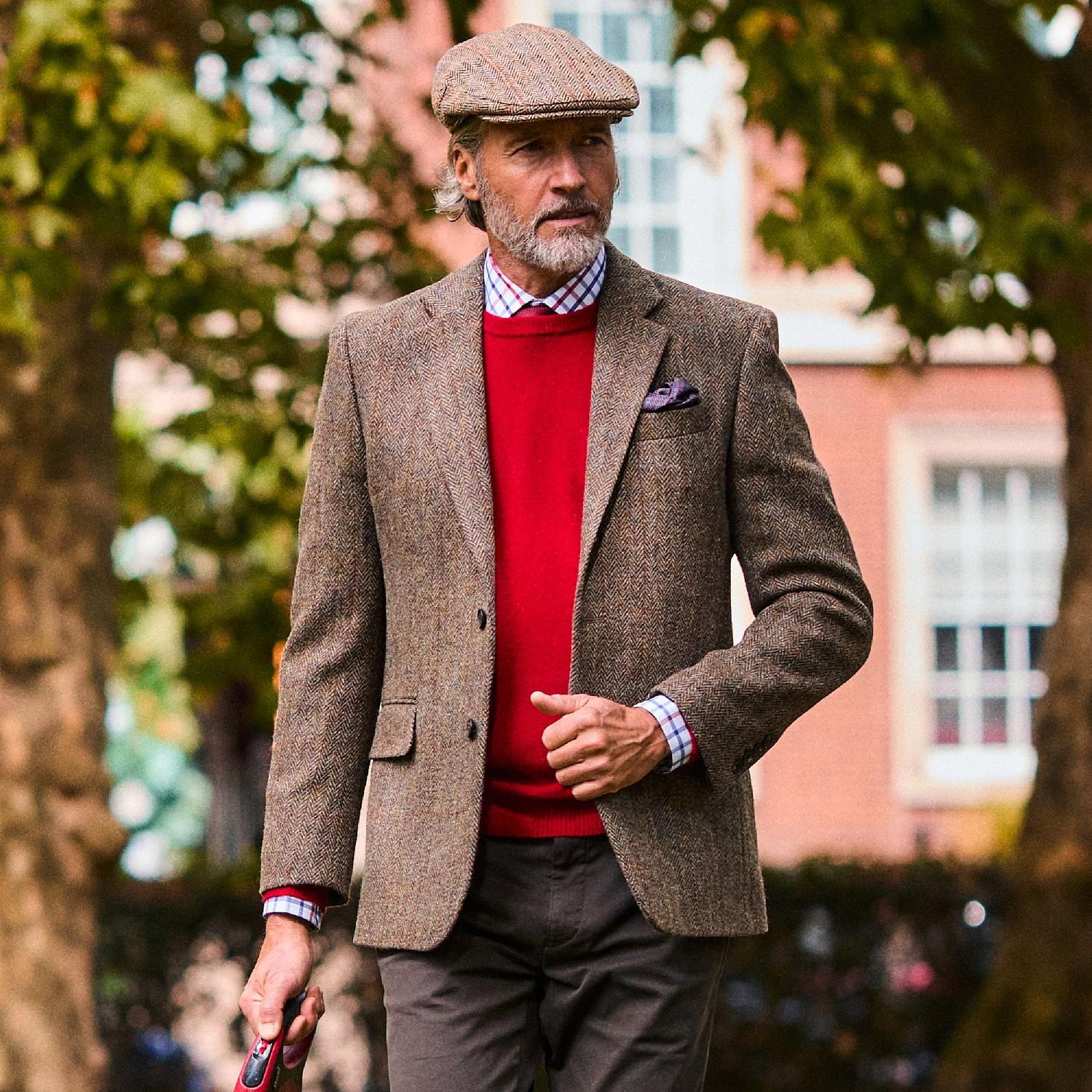 Harris Tweed Outfit Edison Harris Tweed Jacket Charcoal