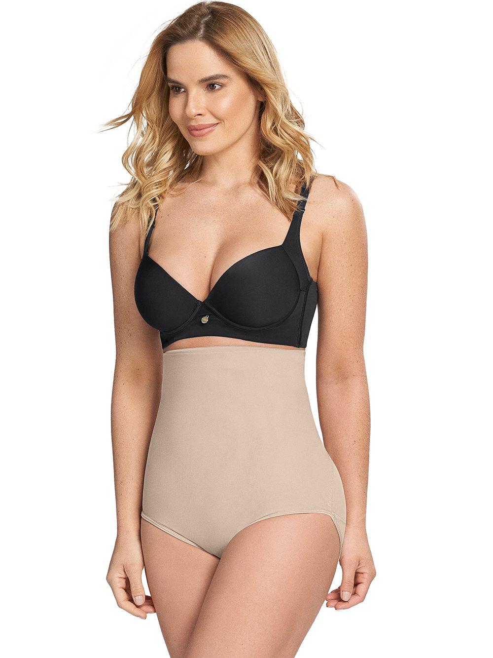 Leonisa Cotton High-waisted Postpartum Belly Wrap Firm Compression Panty in  Nude (Natural) - Lyst