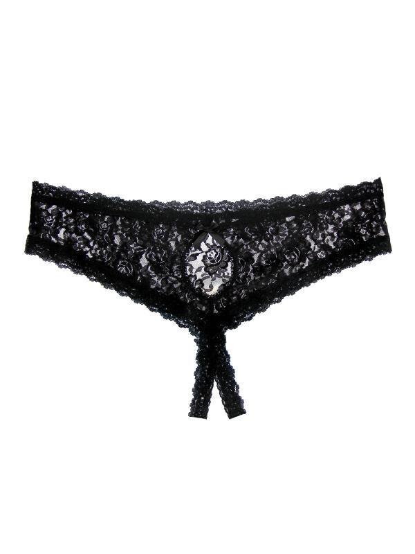1x//2x black chiffon CROTCHLESS skirted PANTIES panty PLUS SIZE LINGERIE 1x//2x