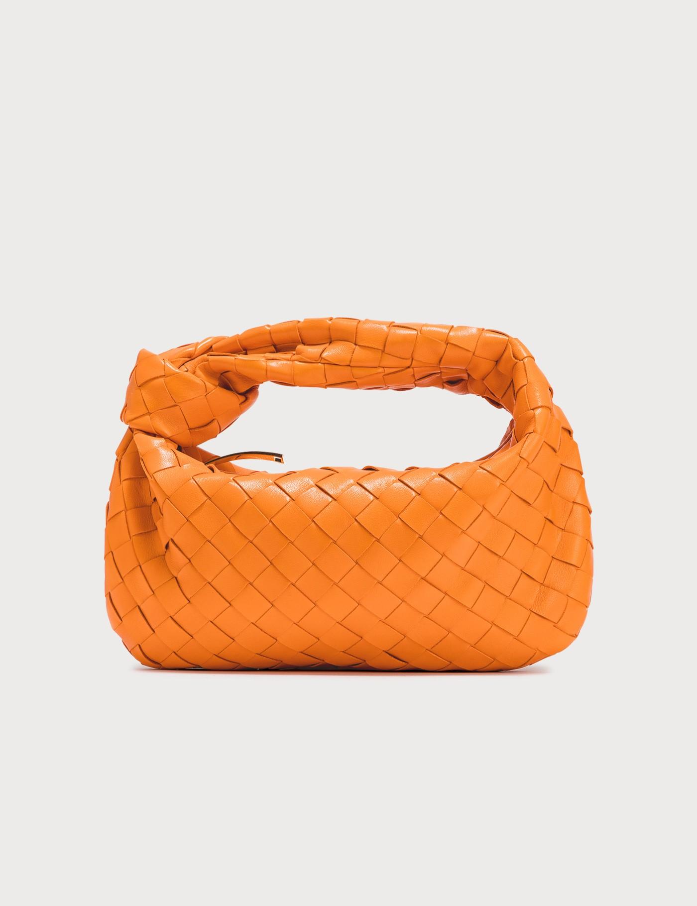 Bottega Veneta Mini Jodie Bag in Orange | Lyst