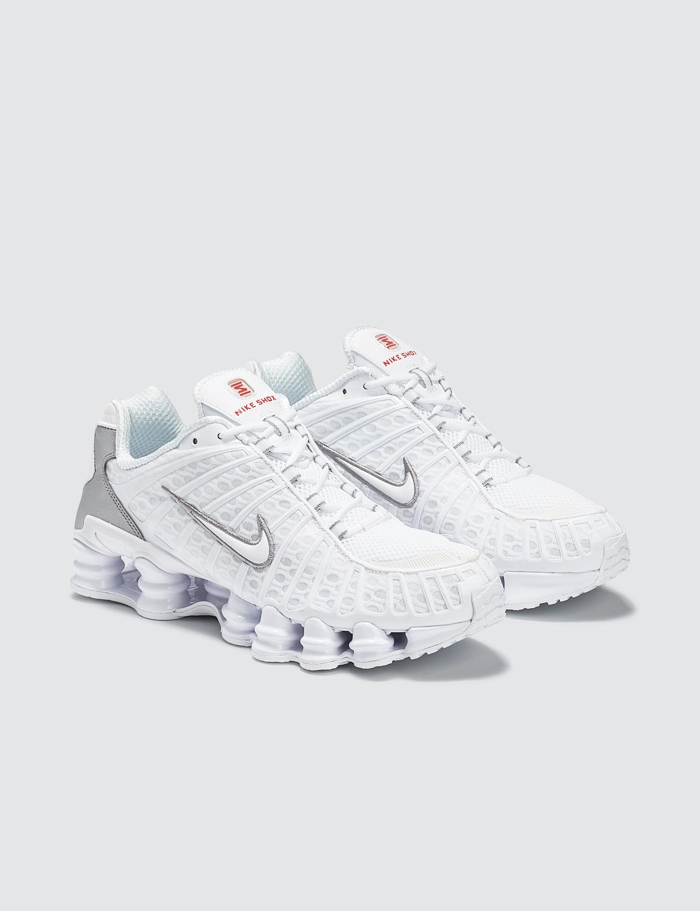 Nike Synthetic Shox Tl in White for Men - Lyst