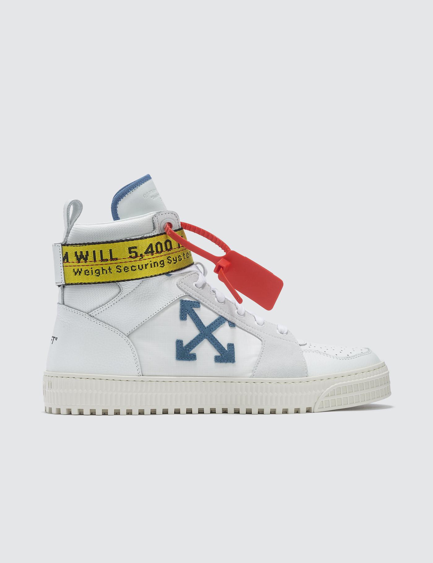 off white industrial hi top