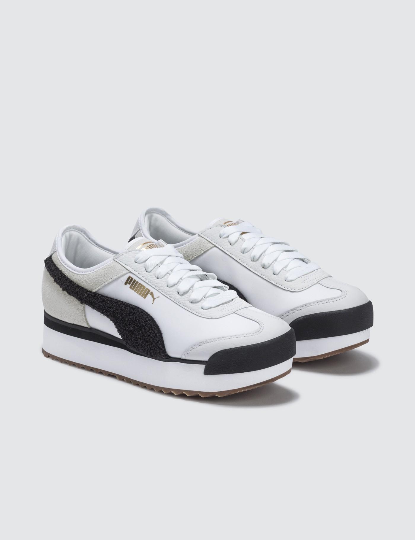 PUMA Leather Women's Roma Amor Heritage in White - Lyst
