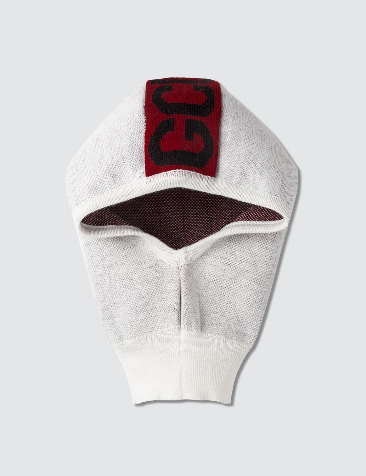 Gcds Wool Ski Mask in White for Men Lyst