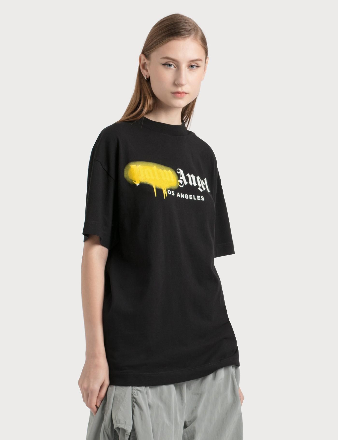 palm angels los angeles sprayed t shirt