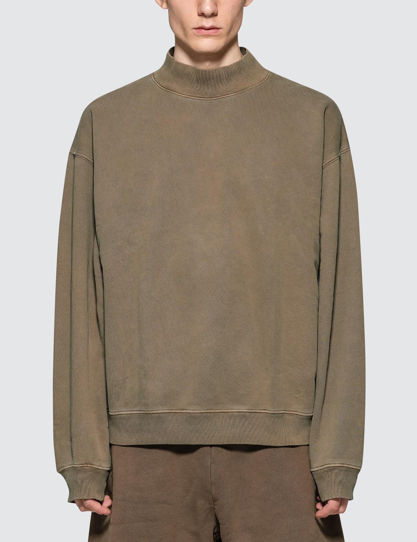 yeezy mock neck sweatshirt
