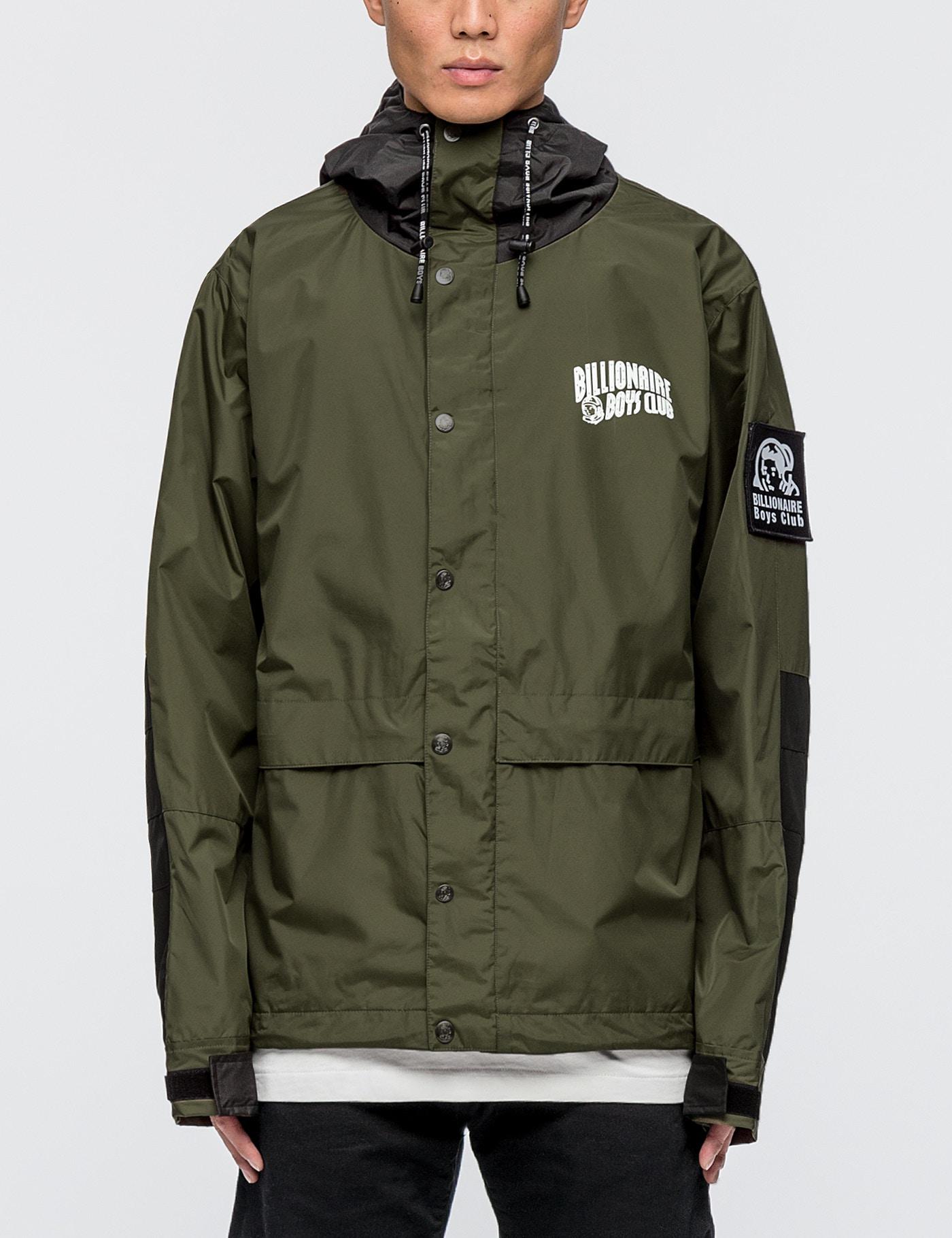 boys green rain jacket