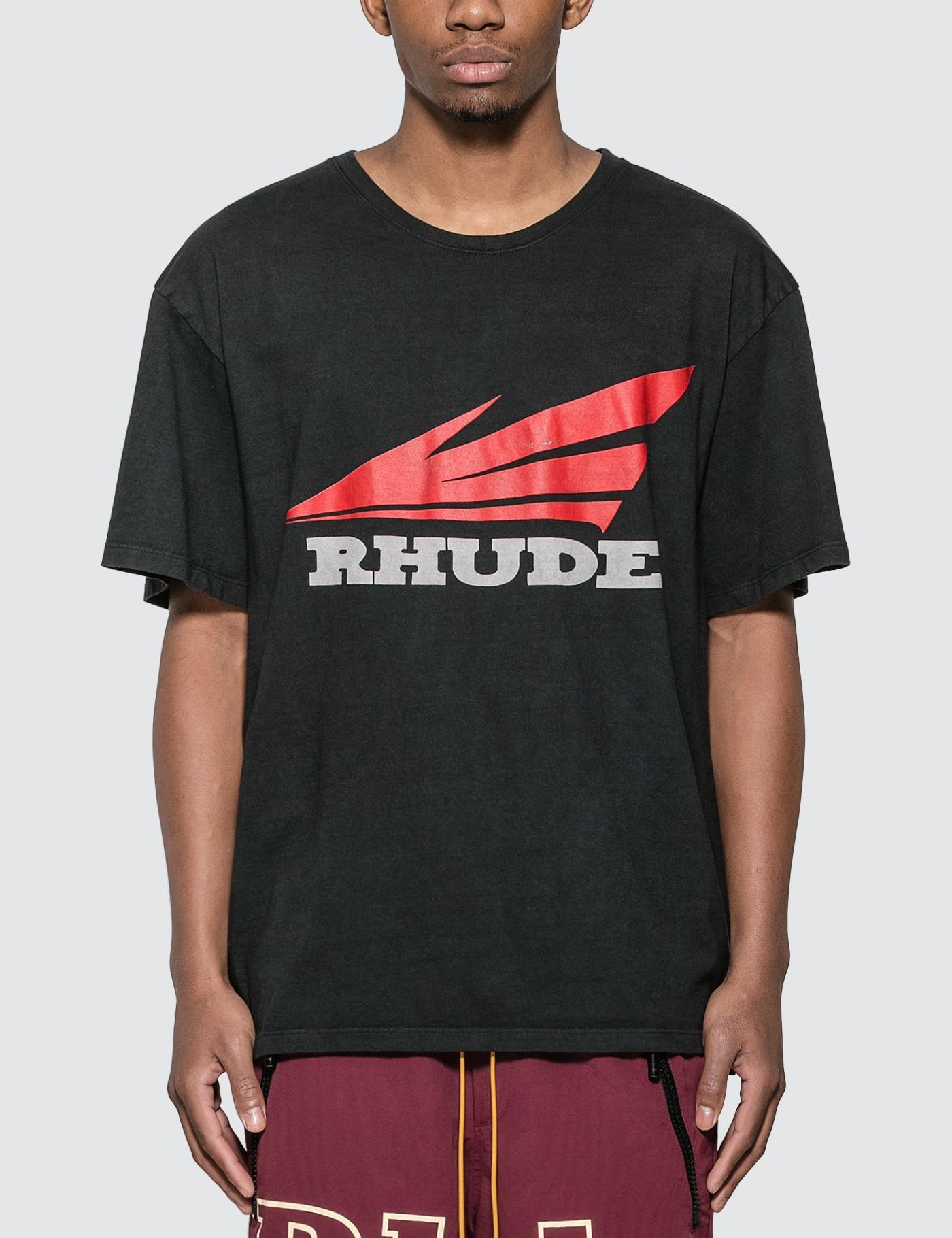 Rhude Cotton Rhonda 2 Tshirt in Black for Men Lyst