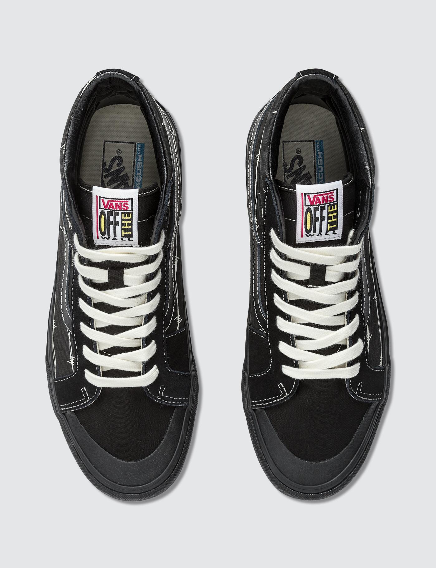Vans Canvas Barbed Wire Sk8hi 138 Sf in Black Lyst