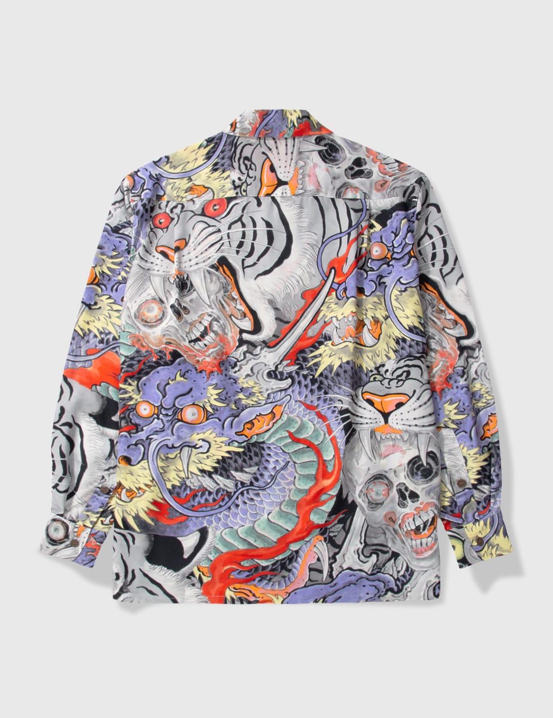 Wacko Maria Tim Lehi Hawaiian Shirt in Grey for Men | Lyst Canada