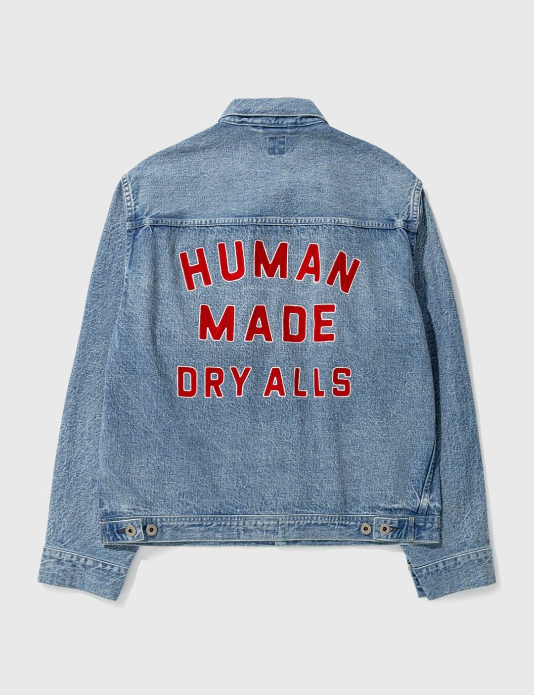 Human Made Denim Work Jacket in Blue for Men | Lyst