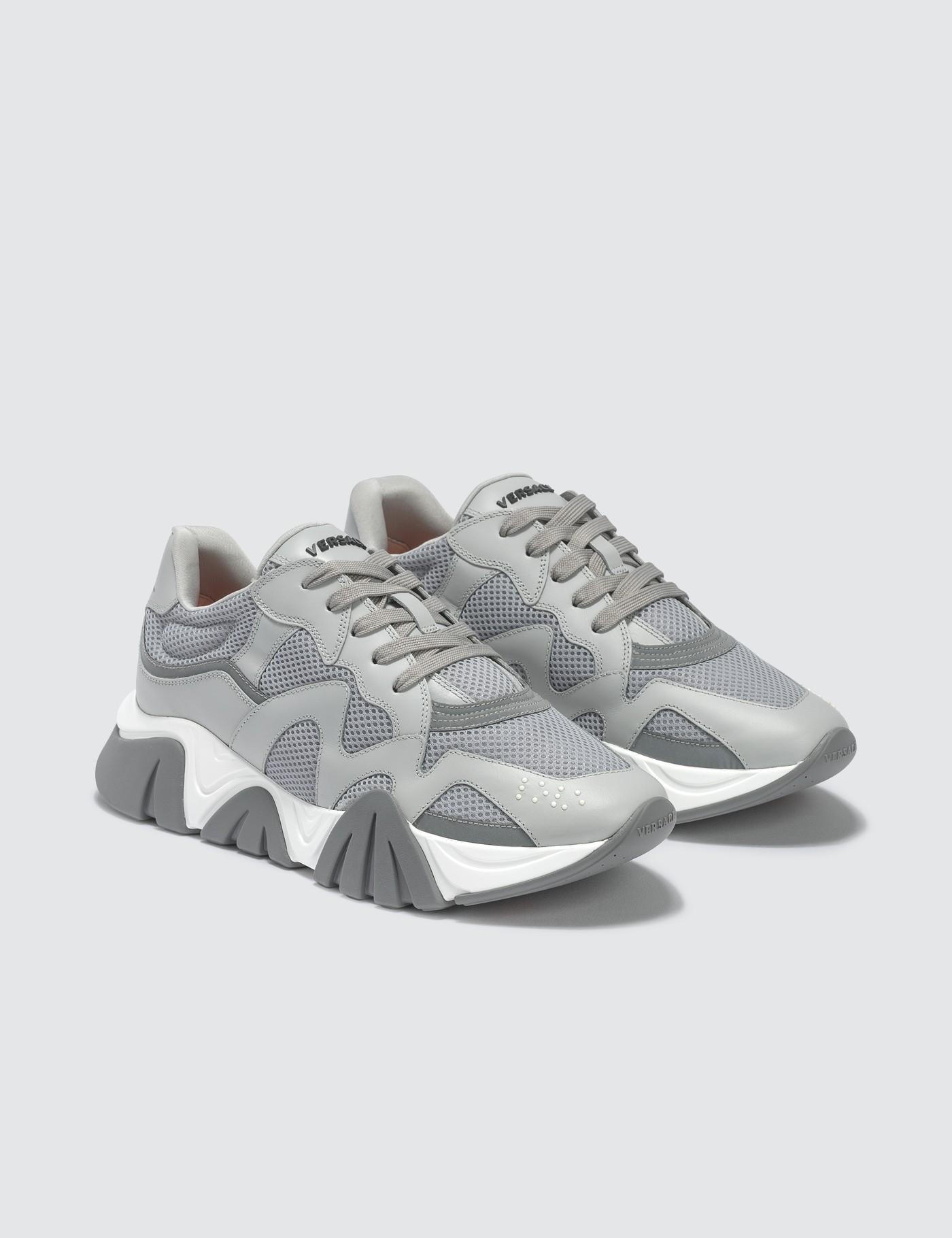 versace sneakers grey