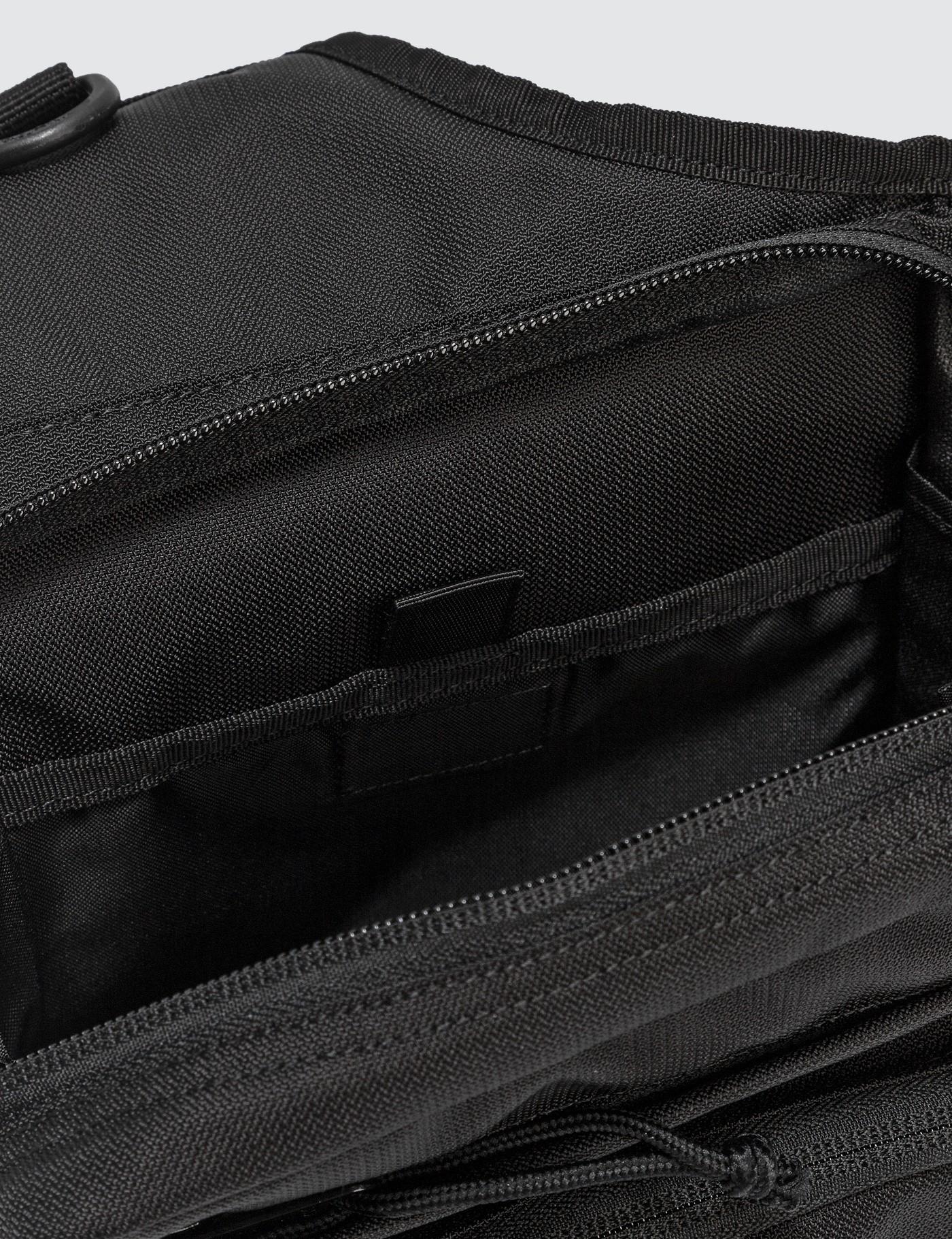 backpack with two side pockets