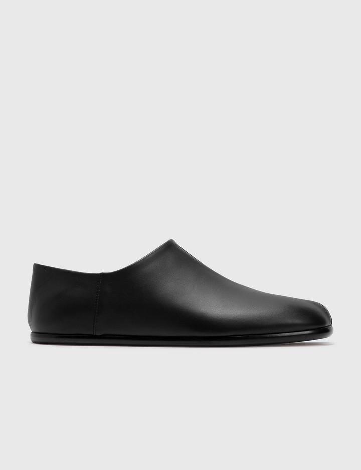Maison Margiela Leather Tabi Slip-on Shoes in Black for Men - Save 