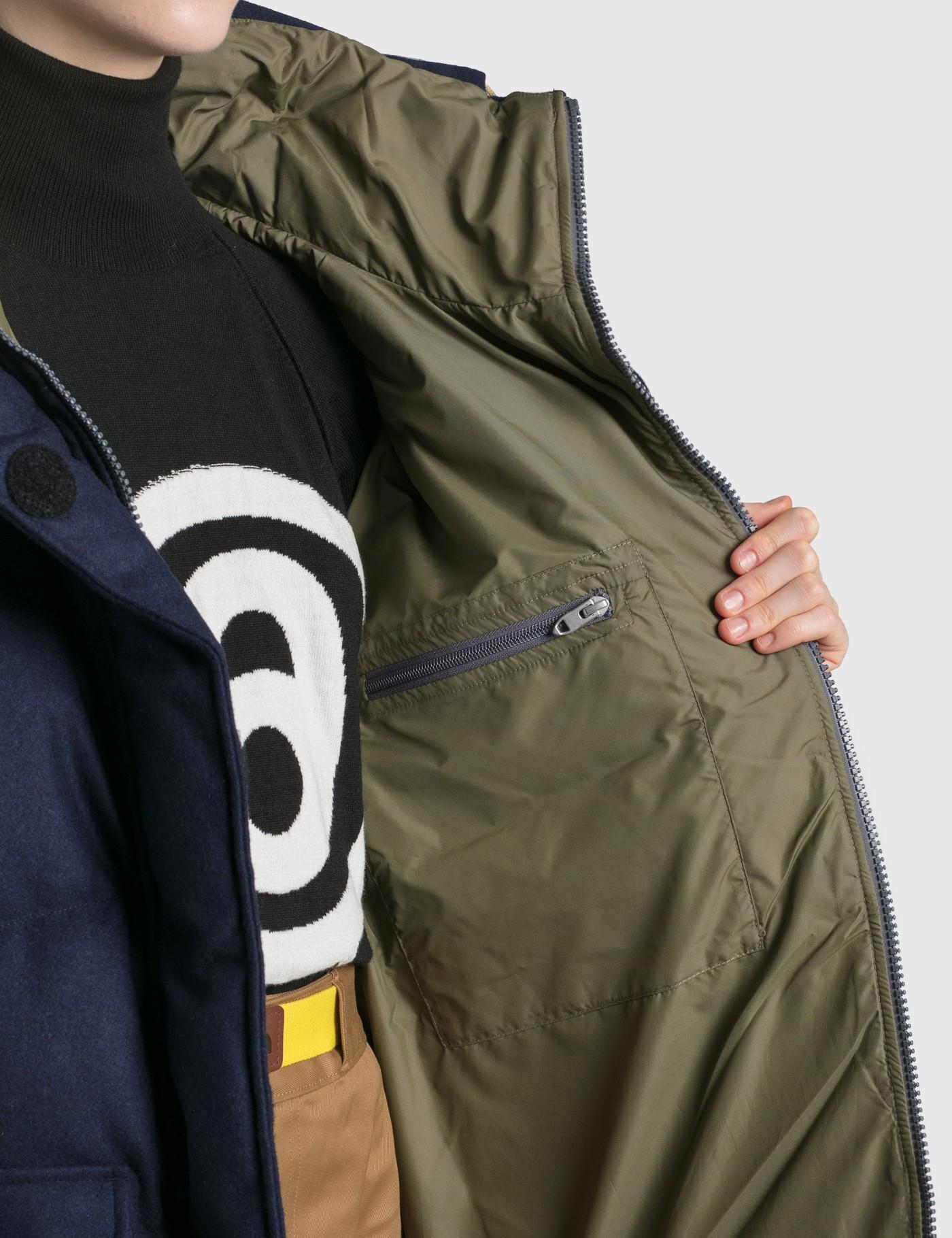 The North Face Brown Label Larkspur Wool Down Jacket in Blue - Lyst