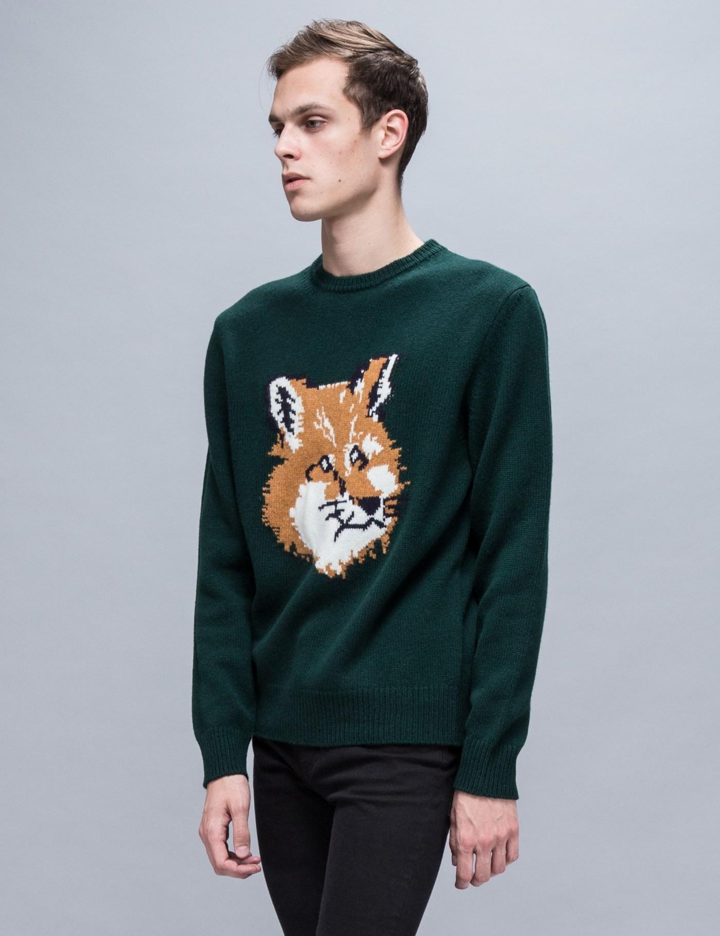 fox head pullover