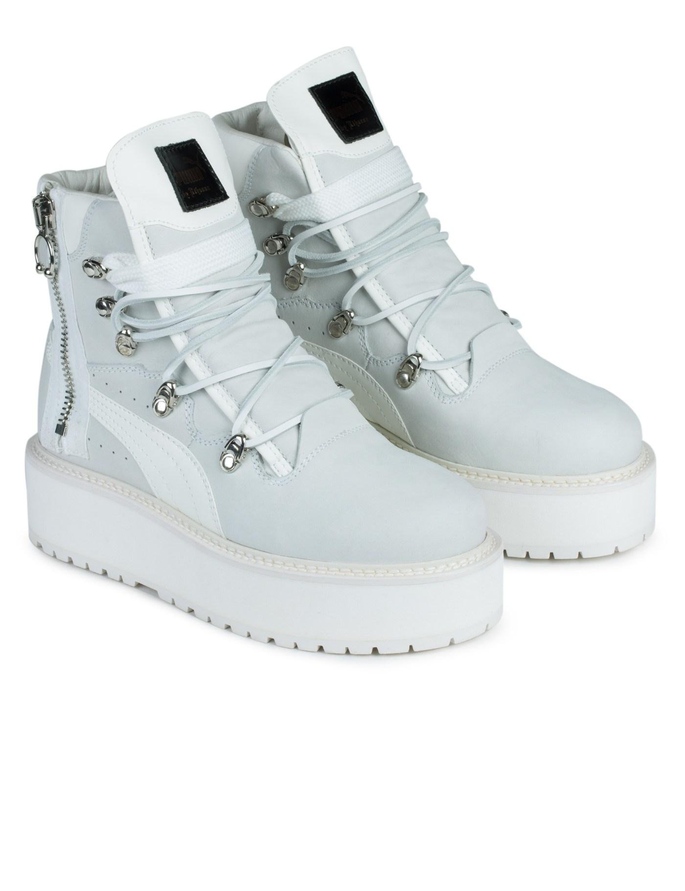 white fenty puma boots