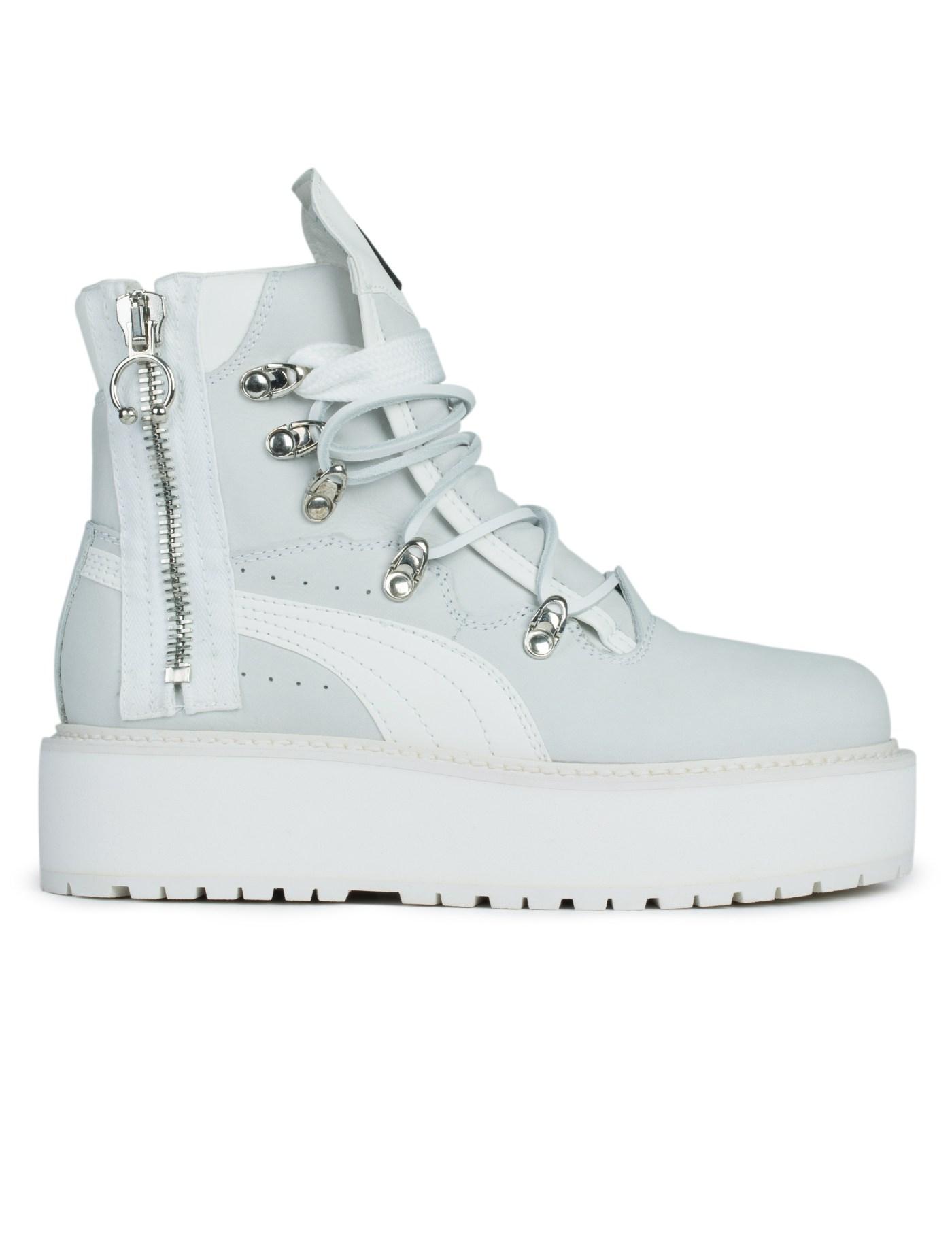 fenty white boots