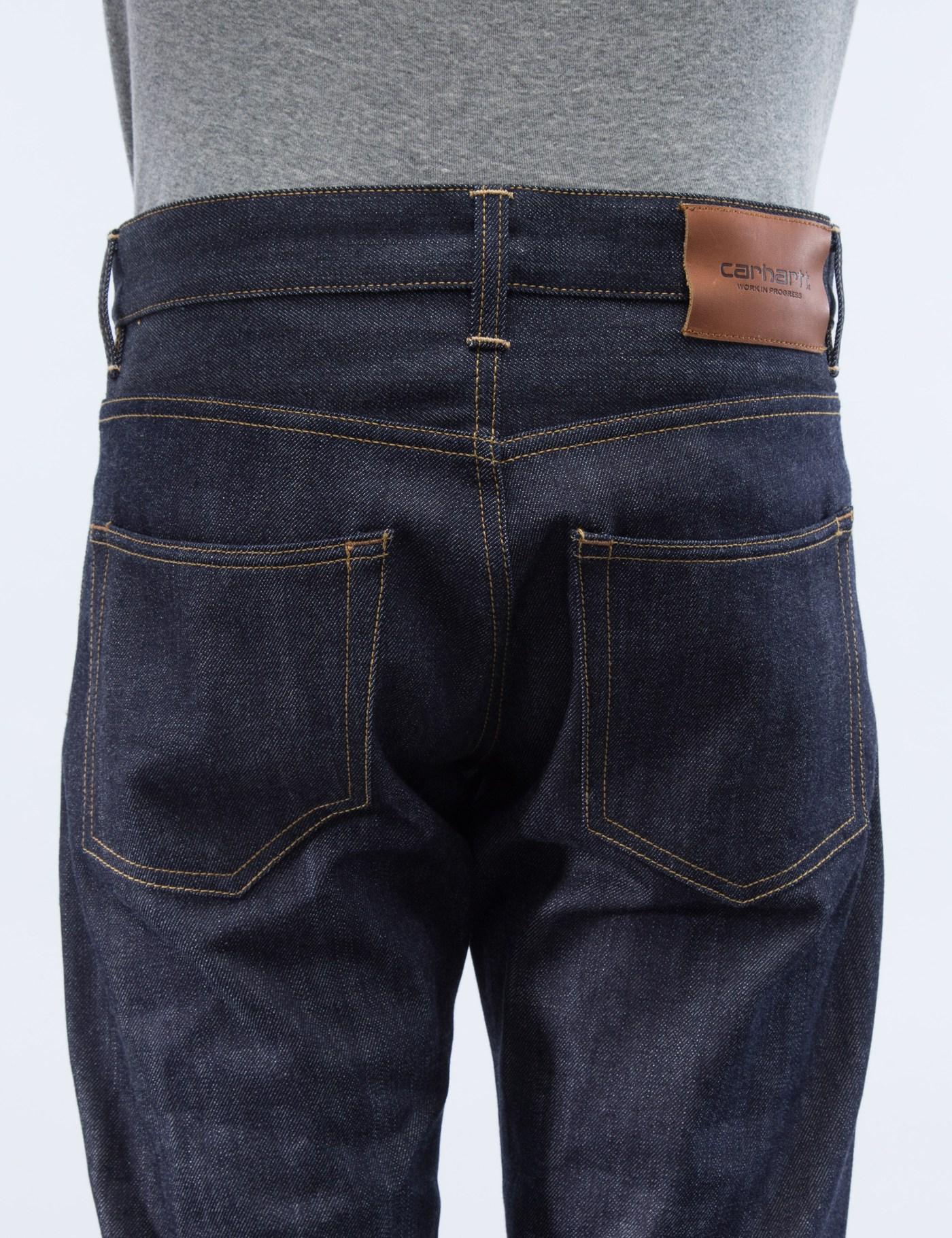 Carhartt WIP Denim Rigid Klondike Selvedge Jeans for Men - Lyst