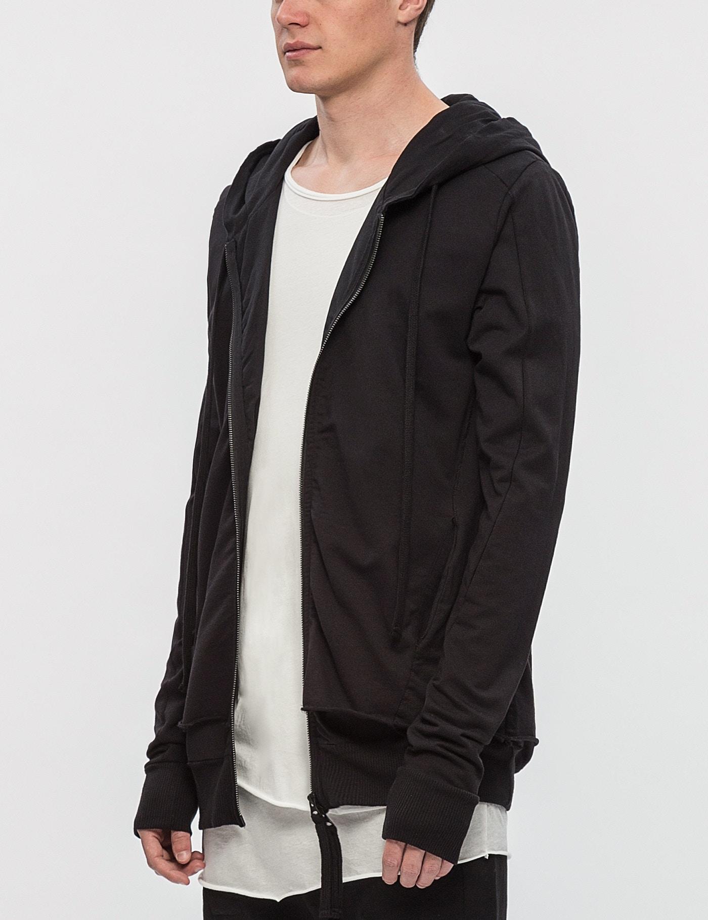 Lyst - Thom Krom Double Layer Sweat Zipper Jacket in Black for Men