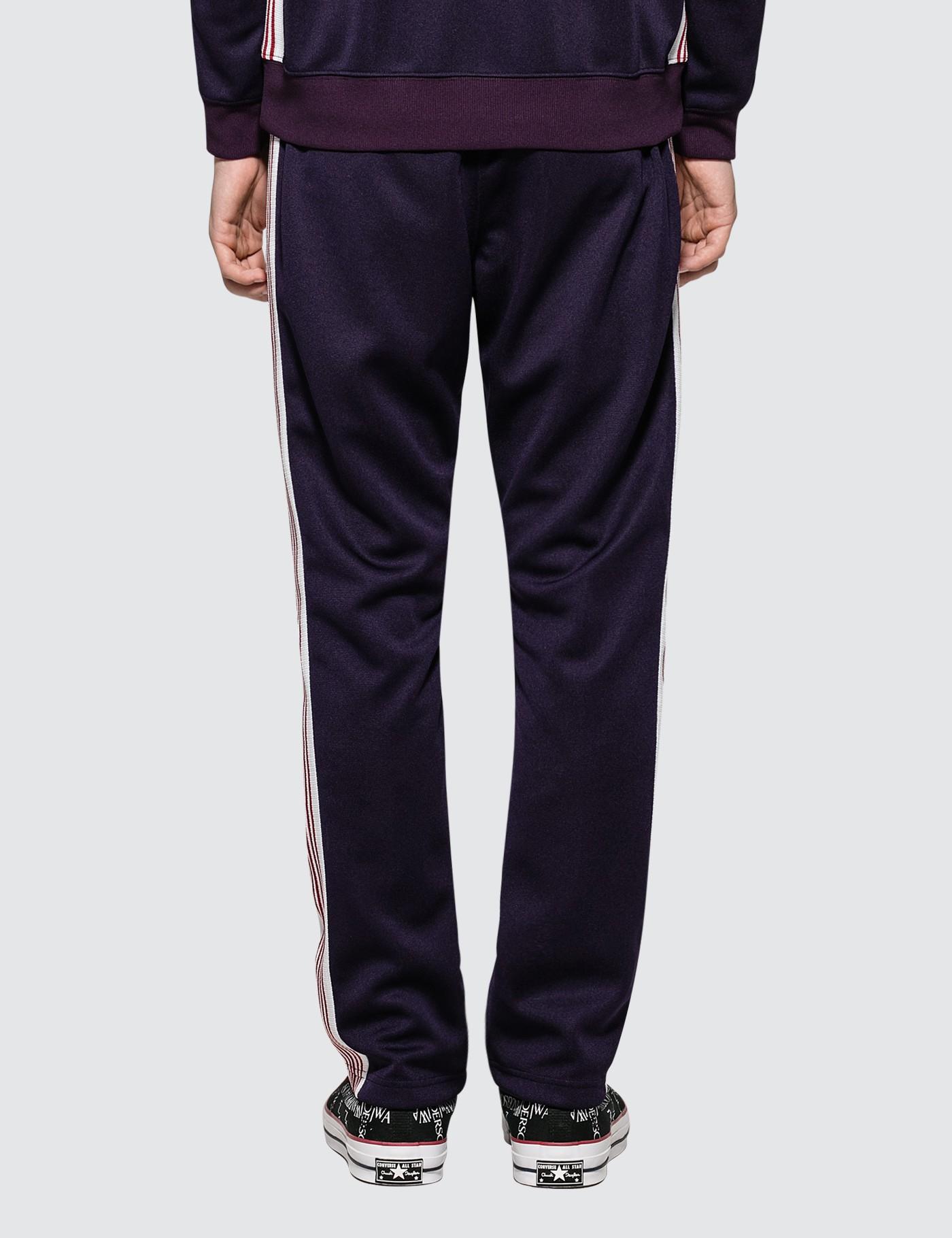 Needles Synthetic Narrow Track Pants in Purple for Men - Lyst