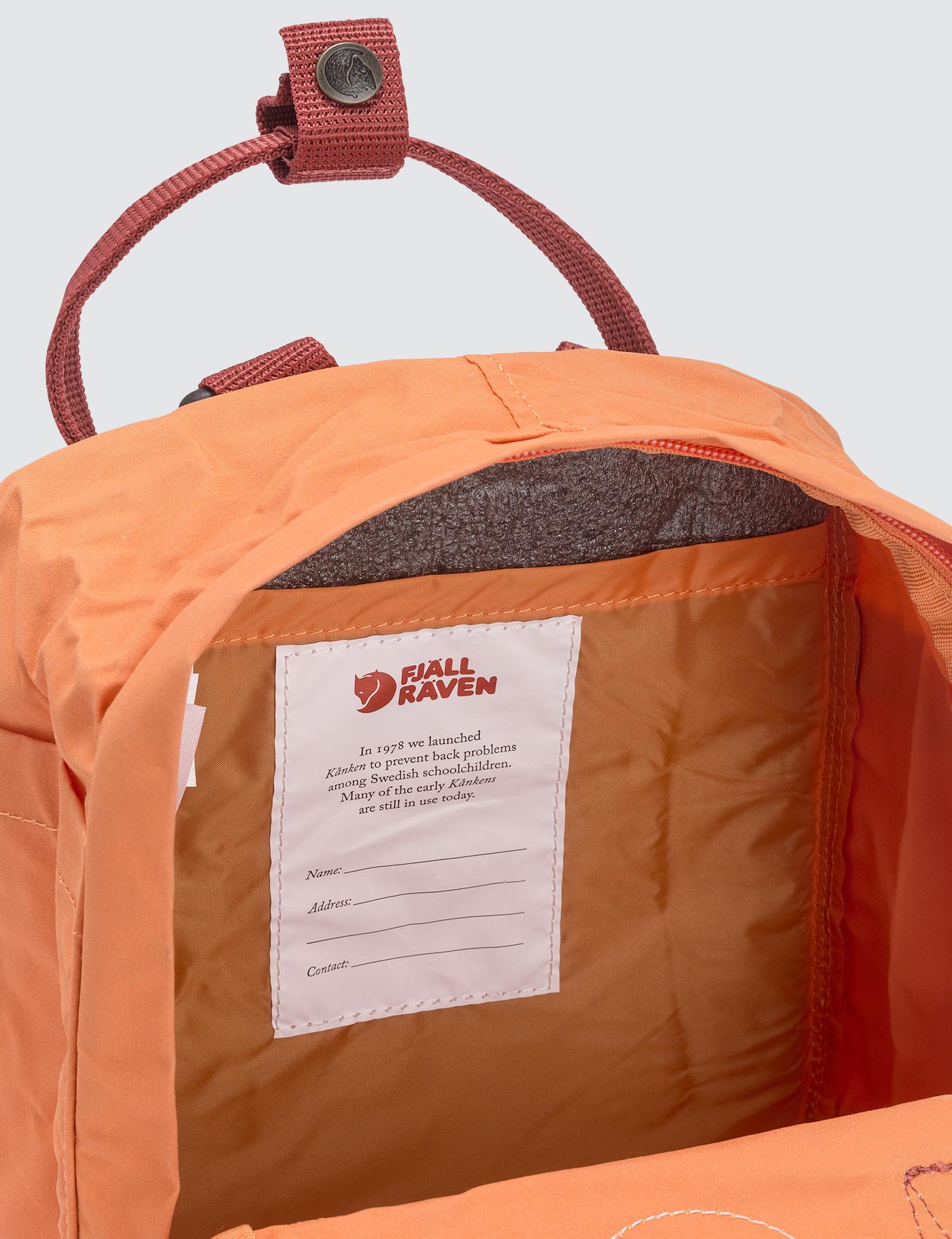 kanken mini orange