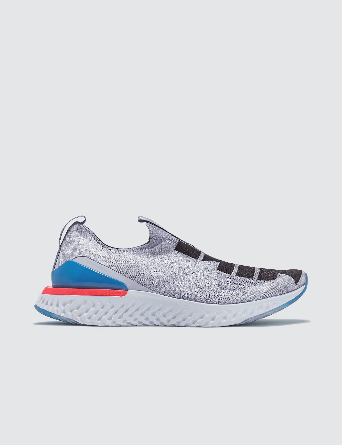 nike phantom react light blue