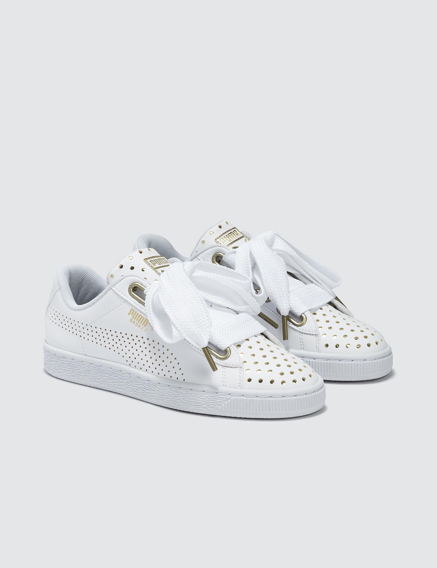 puma basket heart ath lux wn's